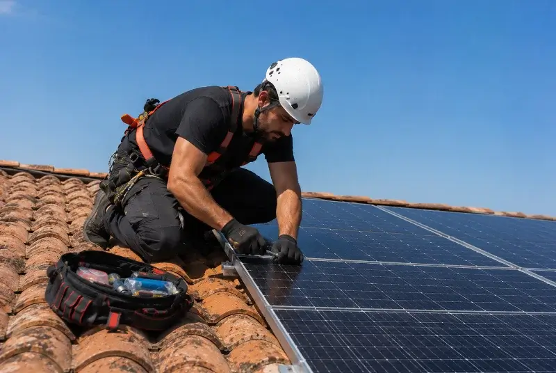 Maintenance et monitoring de panneaux solaires à Artix