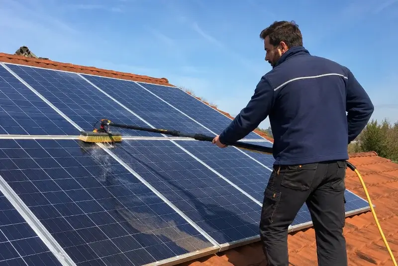 Nettoyage et entretien de panneaux solaires à Artix